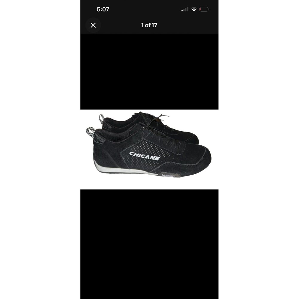 Chicane 9.5 Black Speedster Racing Shoes Performance Driving Sneakers